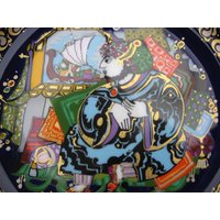 Sammelteller Björn Wiinblad Rosenthal Vintage Teller Wandteller Sindbad Iv von MattieStone