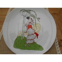 Vintage Sammelteller Teller Rosenthal Studio Line Jugendstil Motiv | Wandteller Deko Dame von MattieStone