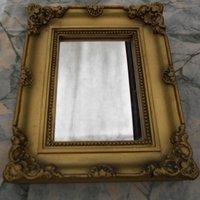 Vintage Spiegel, Kleiner Wandspiegel Im Holzrahmen Goldfarben Barockstil Mid-Century Ornamente Shabby Brocante Vintage Spiegel, Kleiner Wandspiegel Im Holzrahmen Goldfarben Barockstil Mid-Century Ornamente Shabby Brocante von MattieStone