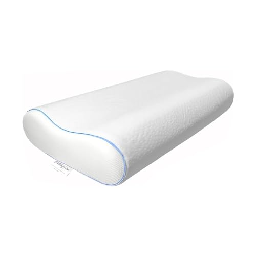 Bambus Aloe Vera Orthopädisches Nackenstützkissen 60 x 34 cm -Schlafkissen, Pillow, Memory Foam Kissen, Polster, Kopfkissen Nackenschmerzen - Höhenverstellbar , Medizinisches Hilfsmittel von MattressForYou