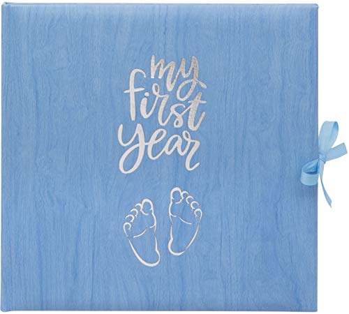Baby's My First Year Record Logbuch zum Gedenken an die Geburt durch ihr erstes Jahr auf der Erde, Blau von Maturi