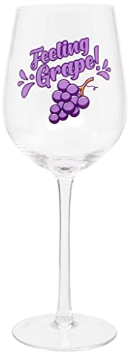 Maturi „Feeling Grape“ humorvolles Weinglas, 420 ml von Maturi