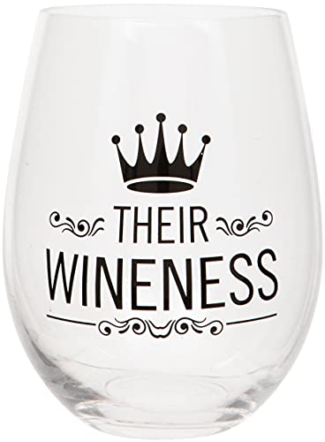 Maturi „Their Wineness“ Weinglas ohne Stiel, 530 ml, in Geschenkbox von Maturi