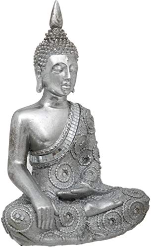 Maturi Buddha-Figur, sitzend, Thailändisch, Erde berührend, 28 cm von Maturi