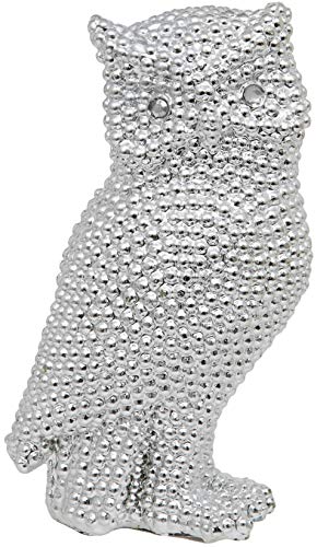 Maturi Silberne Eule aus Harz - 18 cm, Hängend, Zuhause Maturi Silberne Eule aus Harz - 18 cm, Hängend, Zuhause von Maturi