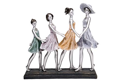 Maturi Four Girls About Time in Summer Dresses Figur, Kunststoff, Mehrfarbig, 29 x 10 x 28cm Maturi Four Girls About Time in Summer Dresses Figur, Kunststoff, Mehrfarbig, 29 x 10 x 28cm von Maturi