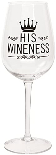 Maturi Weinglas „His Wineness“, 420 ml, in Geschenkbox von Maturi