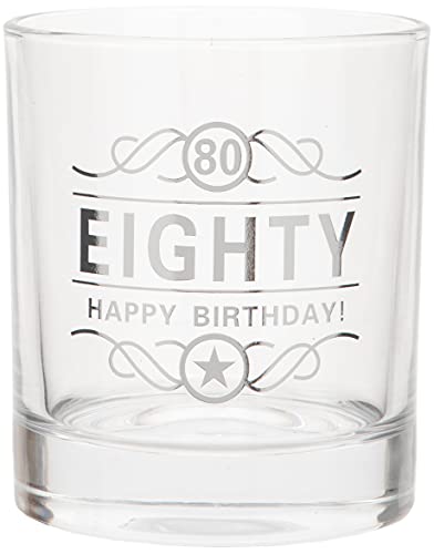 Maturi Spirituosenglas zum 80. Geburtstag „Eighty Happy Birthday!“, 350 ml, in Geschenkbox Maturi Spirituosenglas zum 80. Geburtstag „Eighty Happy Birthday!“, 350 ml, in Geschenkbox von Maturi