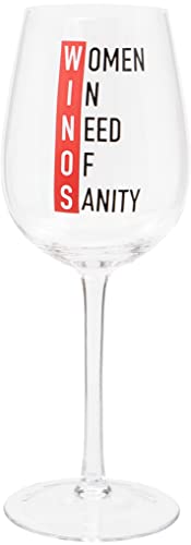 Maturi „WINOS“ humorvolles Weinglas, 420 ml von Maturi