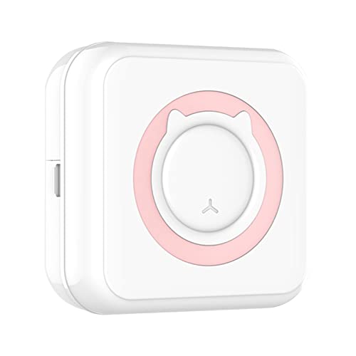 All-in-One-Fotodrucker, multifunktionaler tragbarer Drucker, kabellos, sofortiger Mini-Drucker, unterstützt BT-Verbindung für Smartphone, mit 6 Thermopapierrollen + 5 selbstklebenden Papierrollen + 3 von Matybobe