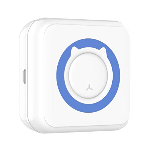 All-in-One-Fotodrucker, multifunktionaler tragbarer Drucker, kabellos, sofortiger Mini-Drucker, unterstützt BT-Verbindung für Smartphone, mit 6 Thermopapierrollen + 5 selbstklebenden Papierrollen + 3 von Matybobe