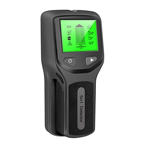 Elektronische Stud Detector HD LCD Display Holz Metall AC Draht Detection für Wand Scanner in 1 (Schwarz) von Matybobe