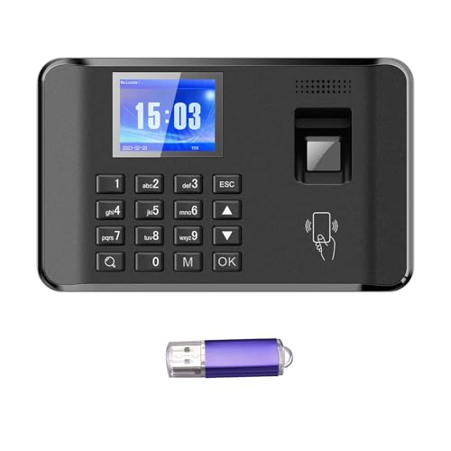 Intelligente biometrische Fingerabdruck-Passwort-Anwesenheitsmaschine Zeituhr Mitarbeiter-Check-in-Recorder 2 4-Zoll-LCD-Bildschirm Sprachansage 11 Sprachen ID-Kartenfunktion Zeiterfassungsmaschine Intelligente biometrische Fingerabdruck-Passwort-Anwesenheitsmaschine Zeituhr Mitarbeiter-Check-in-Recorder 2 4-Zoll-LCD-Bildschirm Sprachansage 11 Sprachen ID-Kartenfunktion Zeiterfassungsmaschine von Matybobe