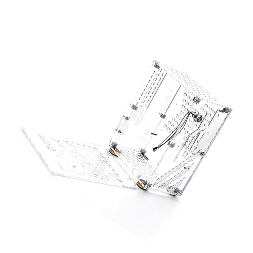 Kleine -Computerkoffer Compact PC Case -ITX Motherboard Flex Netzteil für Spiele (Transparent) von Matybobe