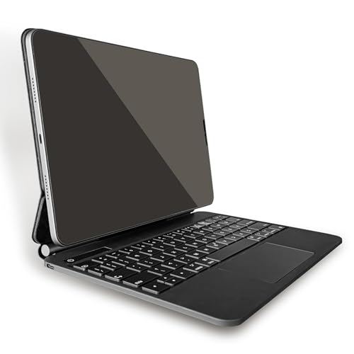 Magnetische Saugung BT Keyboard Protective Case Pro 12.9 '' 2018-2021 Weiß (Mit Hintergrundbeleuchtung für Air 4 & 5) von Matybobe