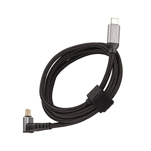 Matybobe 90 Grad USB C -Kabel 4K 60 Hz Unterstützt PD100W Typ C 3.2 Gen2 Vollfunktion USB C Schnelles Ladekabel für Dampfdeck (150 cm) von Matybobe