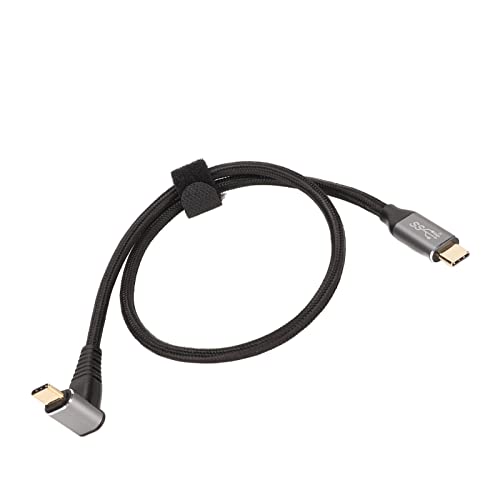 Matybobe 90 Grad USB C -Kabel 4K 60 Hz Unterstützt PD100W Typ C 3.2 Gen2 Vollfunktion USB C Schnelles Ladekabel für Dampfdeck (50 cm) von Matybobe