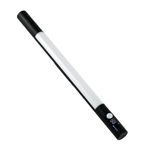 Matybobe Bewegungssensor Licht LED -Streifen Wiederaufladbare Magnetschranklicht mit Digitaler Anzeige Einstellbare Farbtemperaturhelligkeit (Schwarz) von Matybobe