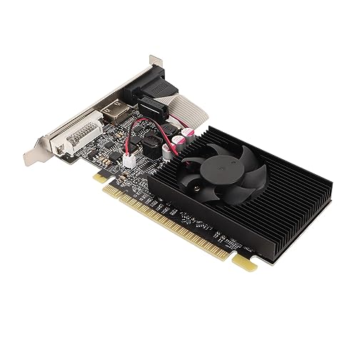 Matybobe GT730 2 GB Graphics Card Single Cooling Lüfter 64 Bit 810MHz 1000 MHz Grafikkarte mit VGA -DVI -Schnittstelle für Desktop -Computer Matybobe GT730 2 GB Graphics Card Single Cooling Lüfter 64 Bit 810MHz 1000 MHz Grafikkarte mit VGA -DVI -Schnittstelle für Desktop -Computer von Matybobe
