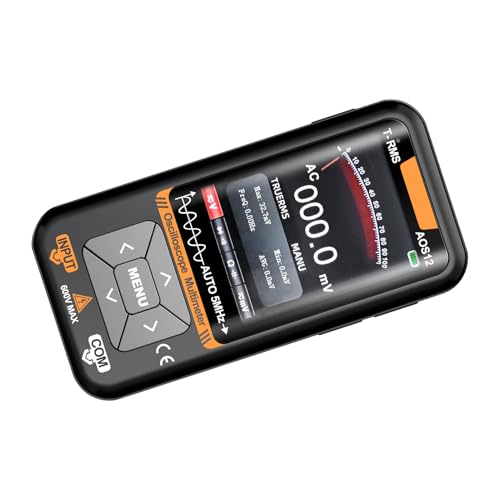 Matybobe Handheld-Oszilloskop Multimeter 5 MHz Bandbreite 48msa/s True RMS Auto-Ranging-Messspannung für Elektronik-Testwerkzeug GB von Matybobe
