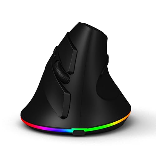 Matybobe Kabellose, Ergonomische Gaming-Maus für, Reduziert Ermüdung der Hand, Plattformübergreifende Kompatibilität mit BT5.1 (Dual-Mode) von Matybobe