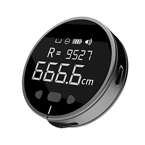 Matybobe Little Q 8 in 1 Elektronischer Herrscher LCD Display -Bereich Finder 99m Hohe Genauigkeit Langer Standby -wiederaufladbarer Herrscher Schwarz Matybobe Little Q 8 in 1 Elektronischer Herrscher LCD Display -Bereich Finder 99m Hohe Genauigkeit Langer Standby -wiederaufladbarer Herrscher Schwarz von Matybobe
