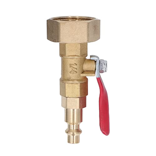 Matybobe Messing Winterfassende Blowout -Adapter -Frostschutzmittel Schnellanschluss für Wohnmobilyachten (Weiblich) von Matybobe