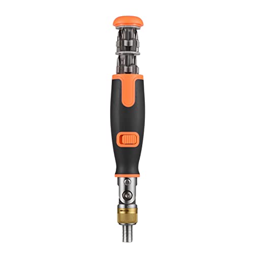 Matybobe Multi-Bit-Ratschen-Schraubendreher 10-in-1 Einstellbarer Nuss-Treiber-Werkzeugset Ergonomisches Griff für Fachkräfte und Amateure von Matybobe