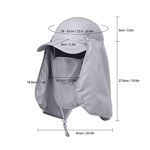 Matybobe Outdoor Sport Wandern Visier Hut Schutz Gesicht Hals Abdeckung Angeln Sonnenschutz Kappe Matybobe Outdoor Sport Wandern Visier Hut Schutz Gesicht Hals Abdeckung Angeln Sonnenschutz Kappe von Matybobe