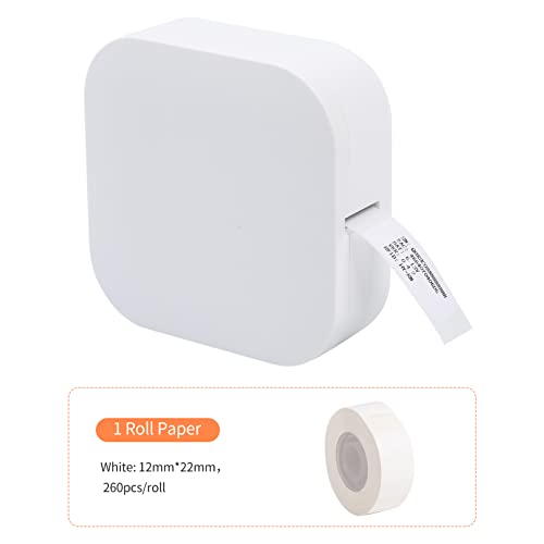 Matybobe Q30 Etikettendrucker hine ni Taschen-Thermoetikettendrucker All-in-One BT Connect Klebeetikett DIY Datumsjournal Studienaufkleber Etikettierung hine mit 1 Etikettenrolle Kompatibel mit für von Matybobe