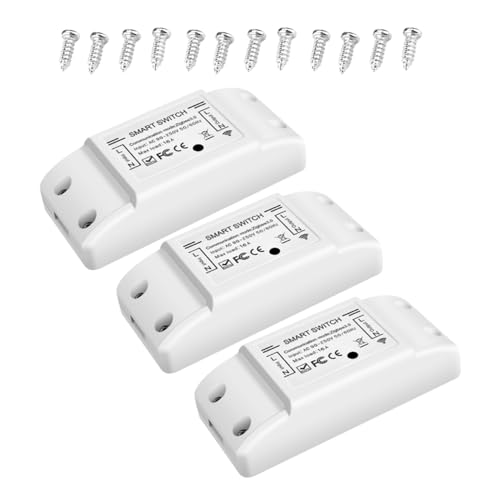 Matybobe WiFi und BT Smart Switch 10A 2200W Dual-Modus Ein/Aus Gerät Stimme Tuya APP Fernbedienung Timing Schalter Smart Home Sprachsteuerung für Elektrogeräte Universal Smart Home Automation Modul Matybobe WiFi und BT Smart Switch 10A 2200W Dual-Modus Ein/Aus Gerät Stimme Tuya APP Fernbedienung Timing Schalter Smart Home Sprachsteuerung für Elektrogeräte Universal Smart Home Automation Modul von Matybobe