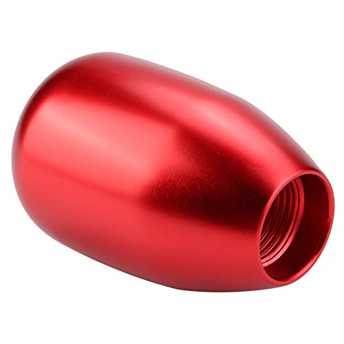 Metallic Langable Getriebeschaltknauf Hebelstab 3 Adapter Handbuch Universell (Rot) von Matybobe