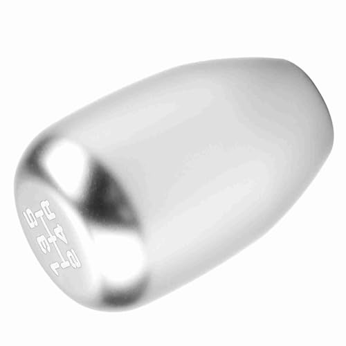 Metallic Langable Getriebeschaltknauf Hebelstab 3 Adapter Handbuch Universell (Silber) von Matybobe