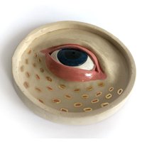 Keramik Weihrauch Halter, Kundenbestellung Platte, Spirituelle Wandkunst, Augen Skulptur, Schmuck Dekorative Hochzeitsgeschenk, Wandkunst Geschenk Keramik Weihrauch Halter, Kundenbestellung Platte, Spirituelle Wandkunst, Augen Skulptur, Schmuck Dekorative Hochzeitsgeschenk, Wandkunst Geschenk von MatyldaCeramicsShop