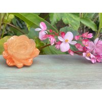 Orange Sorbet Rose Stroh Topper | Kauai von MauLoaRose