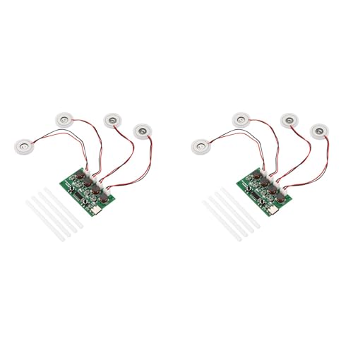 Mauedest 2 x DC5V Type-C Mini Luftbefeuchter Kit DIY Mist Maker und Driver Circuit Board 4 Fogger Atomization Film Atomizer Sheet Mauedest 2 x DC5V Type-C Mini Luftbefeuchter Kit DIY Mist Maker und Driver Circuit Board 4 Fogger Atomization Film Atomizer Sheet von Mauedest