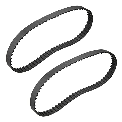 Mauedest 2X 142XL Synchron Synchron Riemen Scheibe Aus Gummi mit Synchron Verzahnung, 10 mm Breit von Mauedest