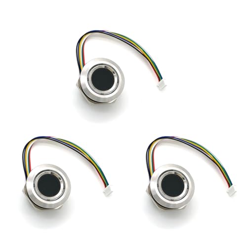 Mauedest 3 x R503 LED-Anzeige rund RGB LED-Steuerung DC3.3V MX1.0-6Pin Scanner Sensor Modul Fingerabdruck Kapazitiv, 15 mm Mauedest 3 x R503 LED-Anzeige rund RGB LED-Steuerung DC3.3V MX1.0-6Pin Scanner Sensor Modul Fingerabdruck Kapazitiv, 15 mm von Mauedest