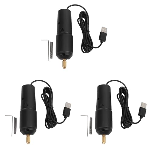 Mauedest 3X Schmuck Werkzeuge Mini Elektrobohr Maschine Handheld für Pearl Epoxy Resin Schmuck Herstellung Von DIY Handwerks Werkzeugen mit 5 Bohrern von Mauedest