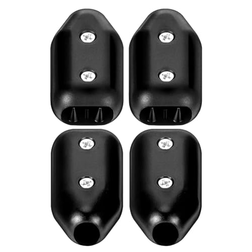 Mauedest 4 Stück 5/8 Drahtseilklemme Wiederverwendbare Drahtseilklemme Große Schwarze Kunststoffseilklemme Geeignet für Nylonseil von 11-12 mm Mauedest 4 Stück 5/8 Drahtseilklemme Wiederverwendbare Drahtseilklemme Große Schwarze Kunststoffseilklemme Geeignet für Nylonseil von 11-12 mm von Mauedest