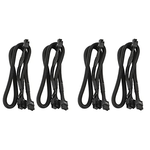 Mauedest 4Pack 8 PIN TO Dual 8 Pin 6 PIN PCIE VGA-Netzteil für Supernova G2 G3 G5 P2 T2 GS G+ 650 750 850 1000 von Mauedest