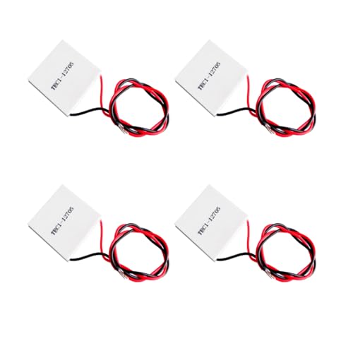 Mauedest 4X TEC1-12705 Thermoelektrisches Kühlgerät Peltier 40 x 40 mm TEC12705 Peltier-Element-Modul für Kühlkörper Mauedest 4X TEC1-12705 Thermoelektrisches Kühlgerät Peltier 40 x 40 mm TEC12705 Peltier-Element-Modul für Kühlkörper von Mauedest
