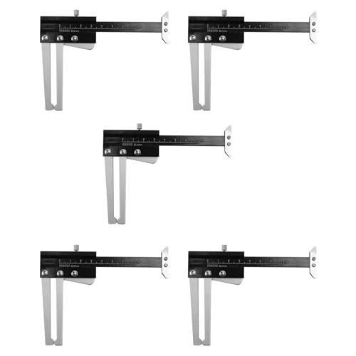 Mauedest 5 x Bremsrotordickenmessgerät für eine Scheibe 0-60 mm Messgerät zur Messung des Mikrometers von Mauedest