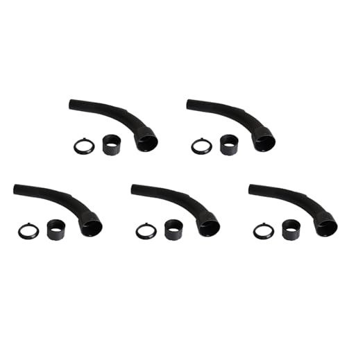 Mauedest 5X Universal Staubsauger Schlauchendstück Flexibler Griff Gebogener Griff Rohrstab Set 32 mm Hochwertige Haushaltsbedarf von Mauedest