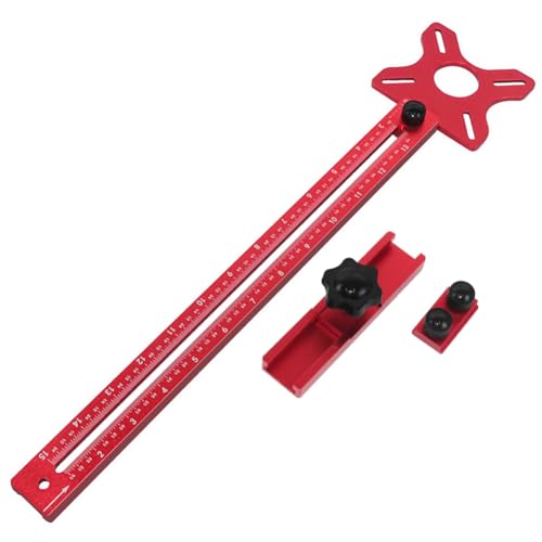 Mauedest Fräshalterung für Router Hardware für Jig Router Circle Cutting Jig Punch Halterung für Fräsen des Routers Zoll von Mauedest