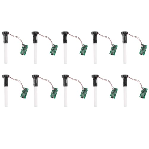 Mauedest Mini Luftbefeuchter Mist Maker USB Zerstäuber Wandler Zerstäuberstück DIY Zubehör und PCB Antriebsmodul (10 Stück) von Mauedest