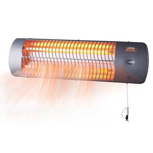 MAUK® Infrarot Quarzröhren Heizgerät 1200W von Mauk