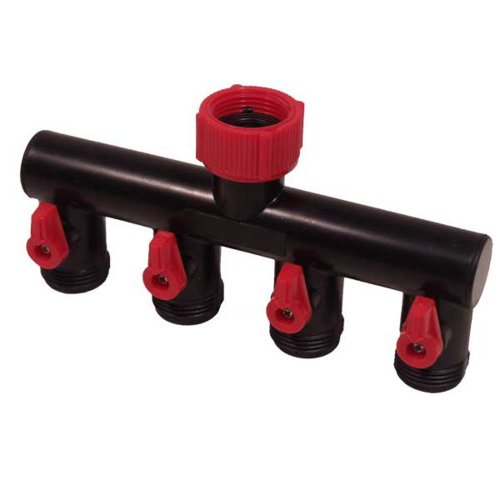 Mauk 4-Wege Verteiler für Gartenschläuche von Mauk