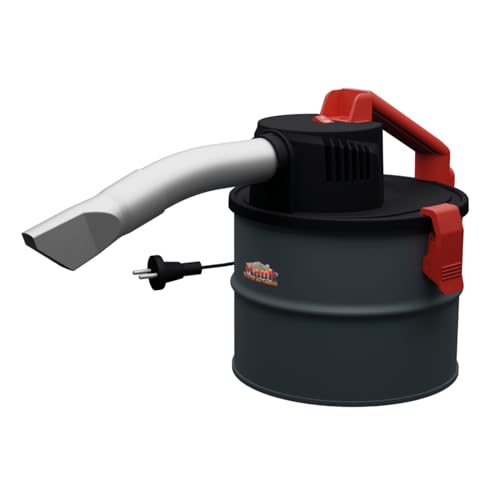 Mauk® Pelletofen Kamin & BBQ Holzkohle Aschesauger & Grillgebläse Feuerbalg - 4 Liter Nass/Trocken Handsauger mit HEPA-Filter und 600 Watt Motorleistung von Mauk