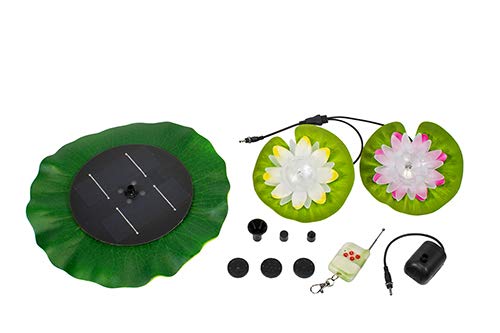 Mauk Solar Springbrunnen Pumpe mit grüner FB V4 mit 2 farbwechse von Mauk